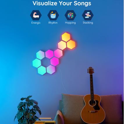 Govee - Set za proširenje 2x LED RGB Prigušiva panel LED/7,2W/230V Wi-Fi