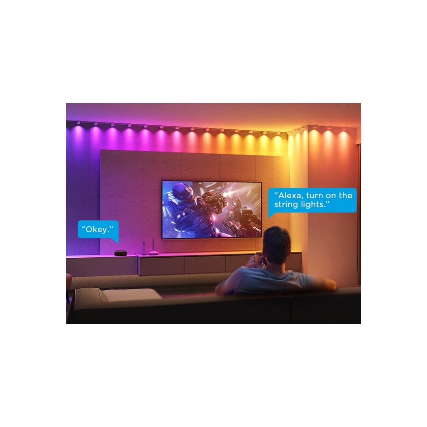 Govee - RGBIC LED Lančana ugradna svetla 3m Wi-Fi