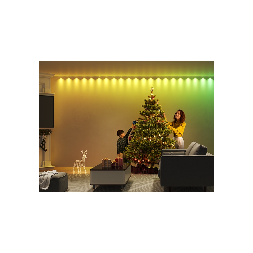 Govee - RGBIC LED Lančana ugradna svetla 3m Wi-Fi