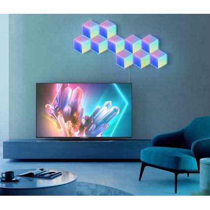 Govee - Set 10x LED Lampa Glide Hexa Pro LED Smart RGBIC Wi-Fi
