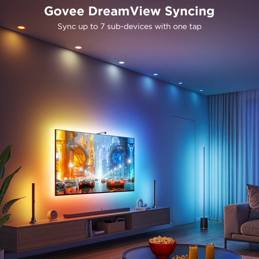 Govee - Set 2x Backlight TV 55-65" SMART LED sa pozadinskim osvetljenjem RGBICW Wi-Fi