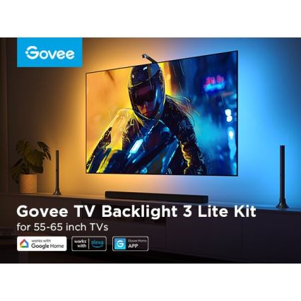 Govee - Set 2x Backlight TV 55-65" SMART LED sa pozadinskim osvetljenjem RGBICW Wi-Fi