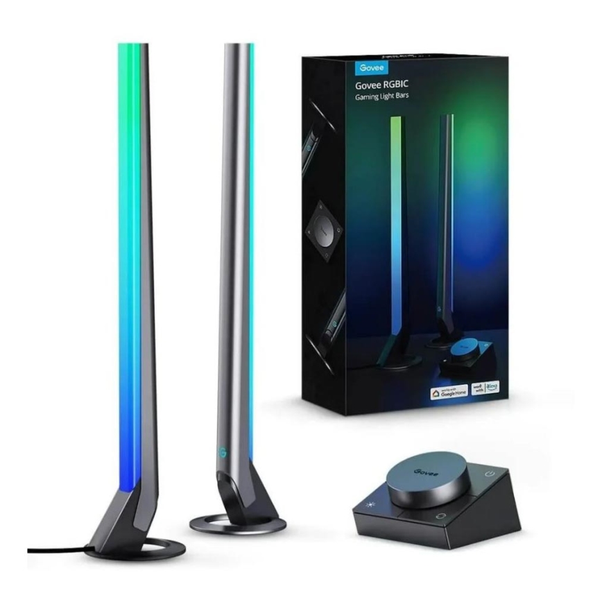 Govee - Set 2x Smart Gaming Wi-Fi LED RGBIC Paneli + Smart Dual + Daljinski upravljač