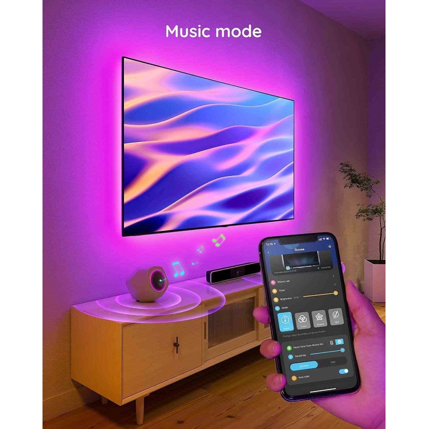 Govee - SMART RGB LED pozadinsko osvetljenje za TV 46-60