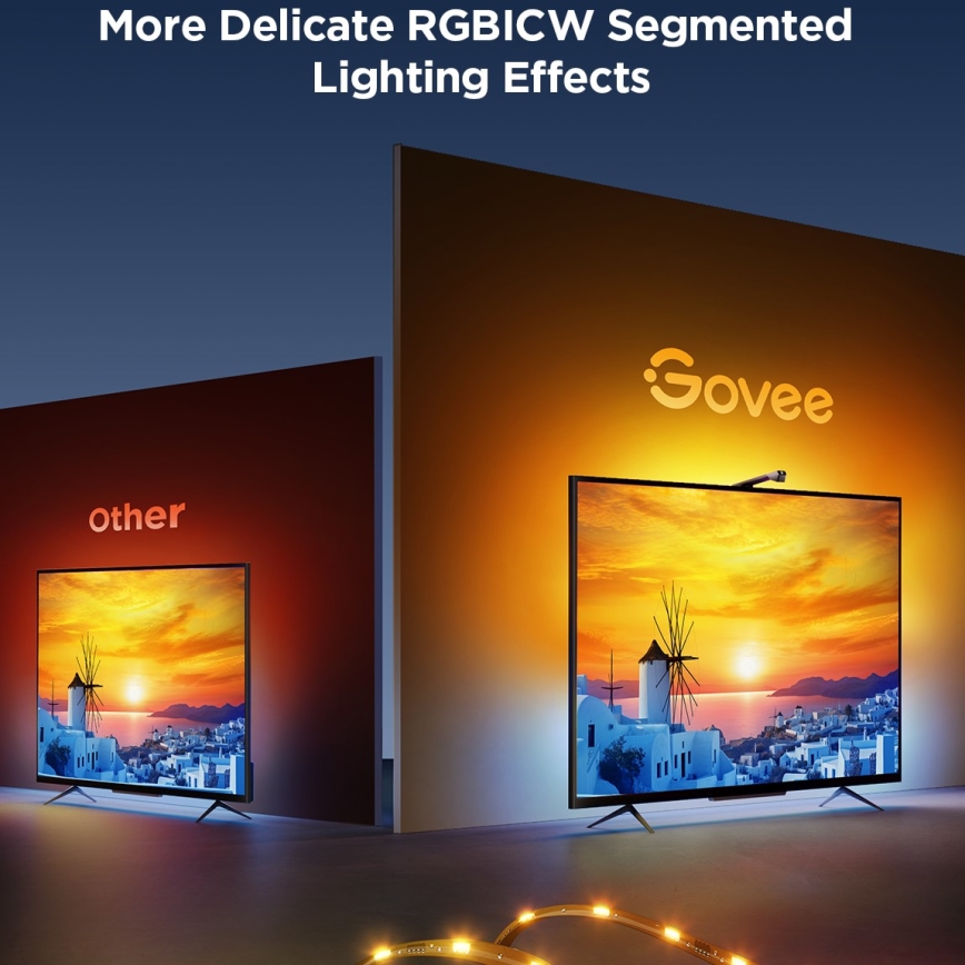 Govee - TV Backlight 3 Lite TV 40-50" SMART LED sa pozadinskim osvetljenjem RGBICW Wi-Fi IP67 +DU