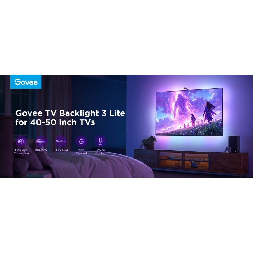 Govee - TV Backlight 3 Lite TV 40-50" SMART LED sa pozadinskim osvetljenjem RGBICW Wi-Fi IP67 +DU