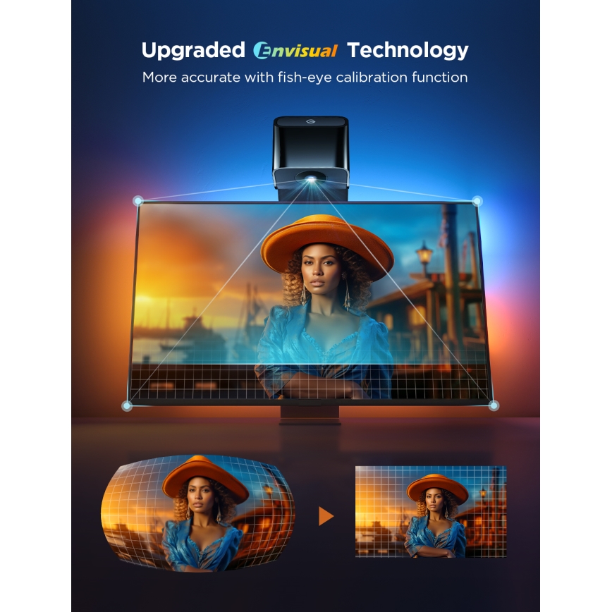 Govee - TV Backlight 3 Lite TV 75-85" SMART LED sa pozadinskim osvetljenjem RGBICW Wi-Fi IP67