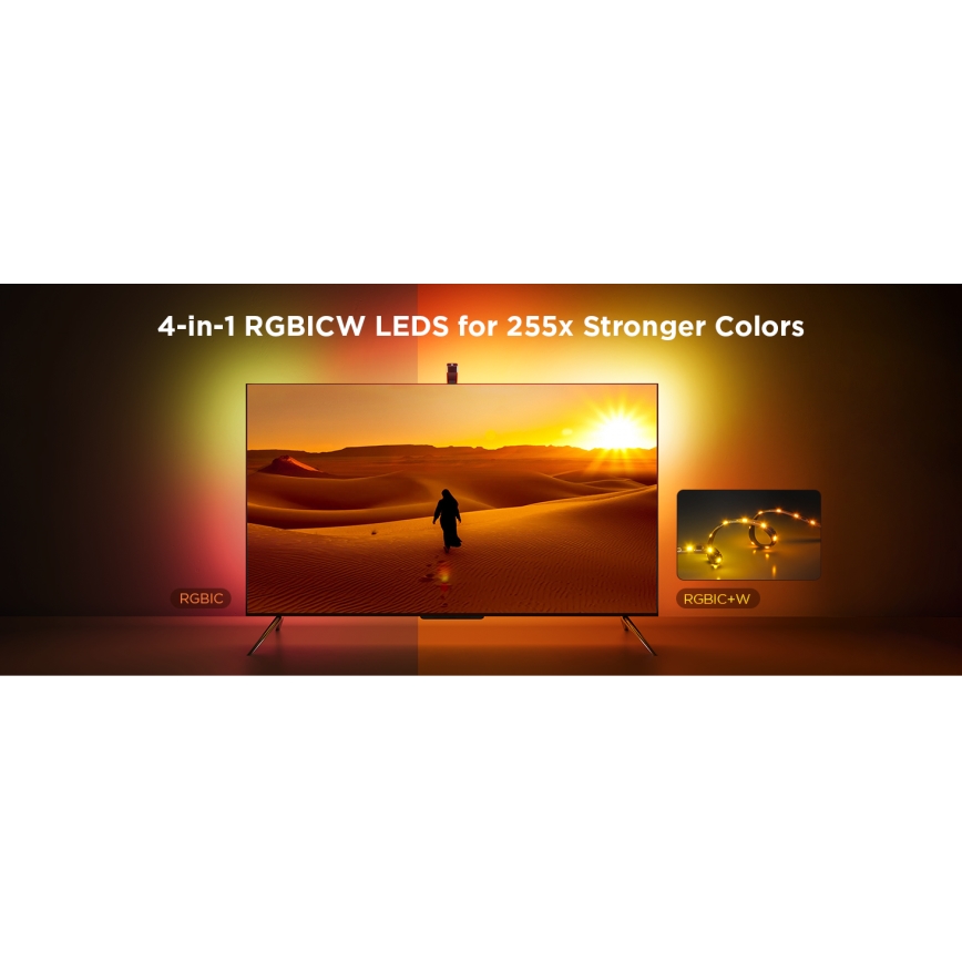 Govee - TV Backlight 3 Lite TV 75-85" SMART LED sa pozadinskim osvetljenjem RGBICW Wi-Fi IP67