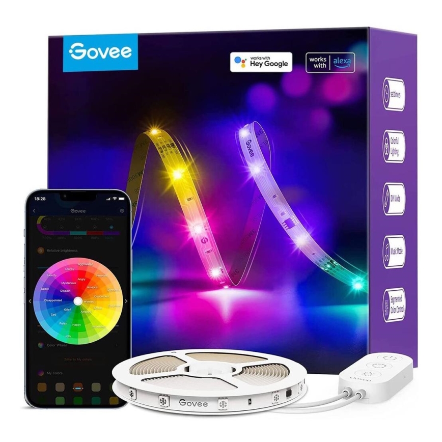 Govee - Wi-Fi RGBIC PRO Smart LED TRAKA 10m