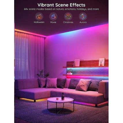 Govee - Wi-Fi RGBIC PRO Smart LED TRAKA 10m
