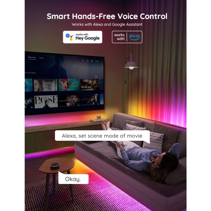 Govee - Wi-Fi RGBIC PRO Smart LED TRAKA 10m