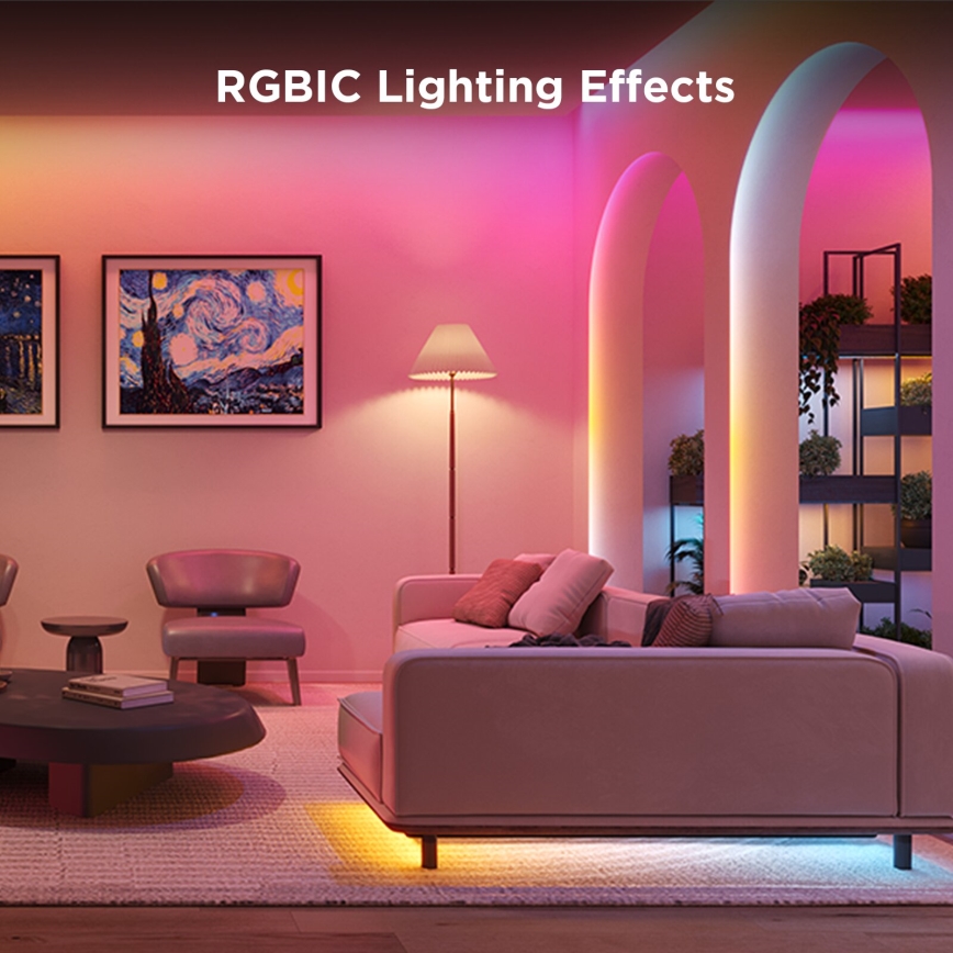 Govee - Wi-Fi RGBICW Smart PRO LED TRAKA 5m MATTER  - ekstra izdržljiva