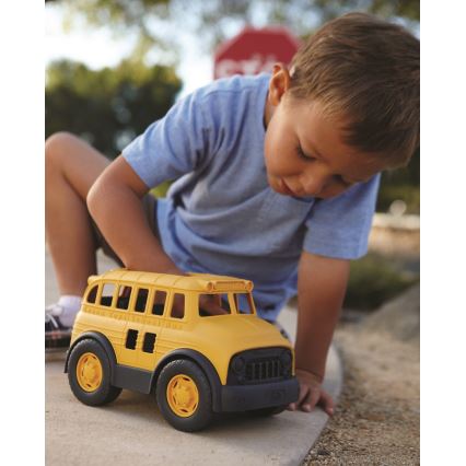 Green Toys - Školski autobus žuta/crno