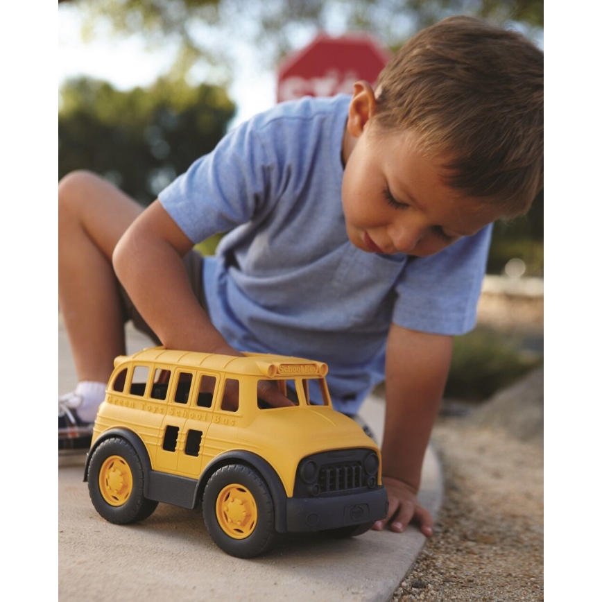 Green Toys - Školski autobus žuta/crno