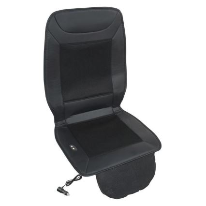Grejna navlaka za sedište sa ventilacijom 18W/12V crno