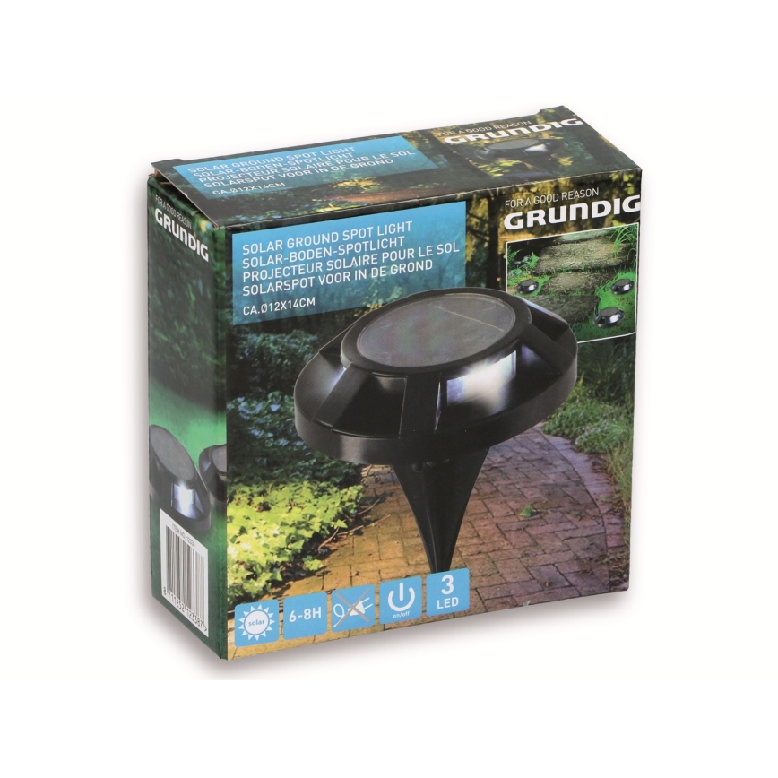 Grundig 12338 - LED Solarno svetlo 3xLED/1xAAA 600 mAh