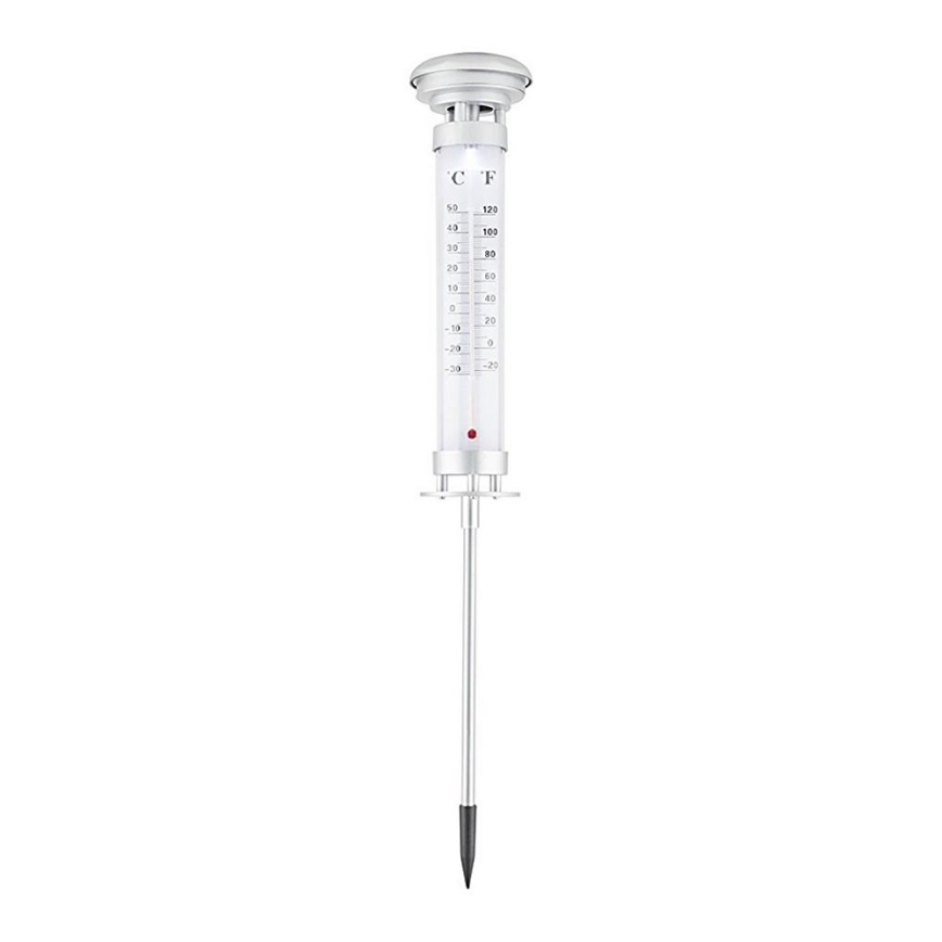 Grundig 89640 - LED Solarna lampa sa termometrom 1xLED/1,2V 600 mAh IP44