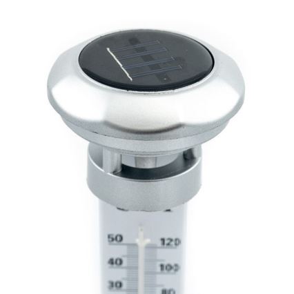 Grundig 89640 - LED Solarna lampa sa termometrom 1xLED/1,2V 600 mAh IP44