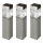 Grundig 90048 - Set 3x Solarna lampa LED/5,5x28cm