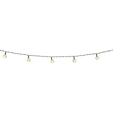 Grundig - LED Prigušivi solarni lancem 50xLED/8 funkcije 9,35m IP44 topla bela + Daljinski upravljač