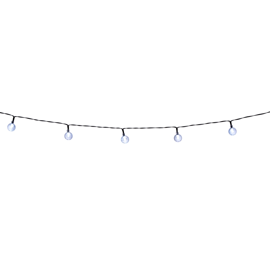 Grundig - LED Prigušivi solarni lancem 50xLED/8 funkcije 9,35m topla bela + Daljinski upravljač