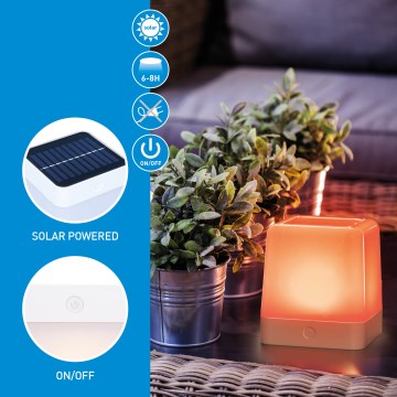 Grundig - LED RGB Solarna lampa LED/3,7V