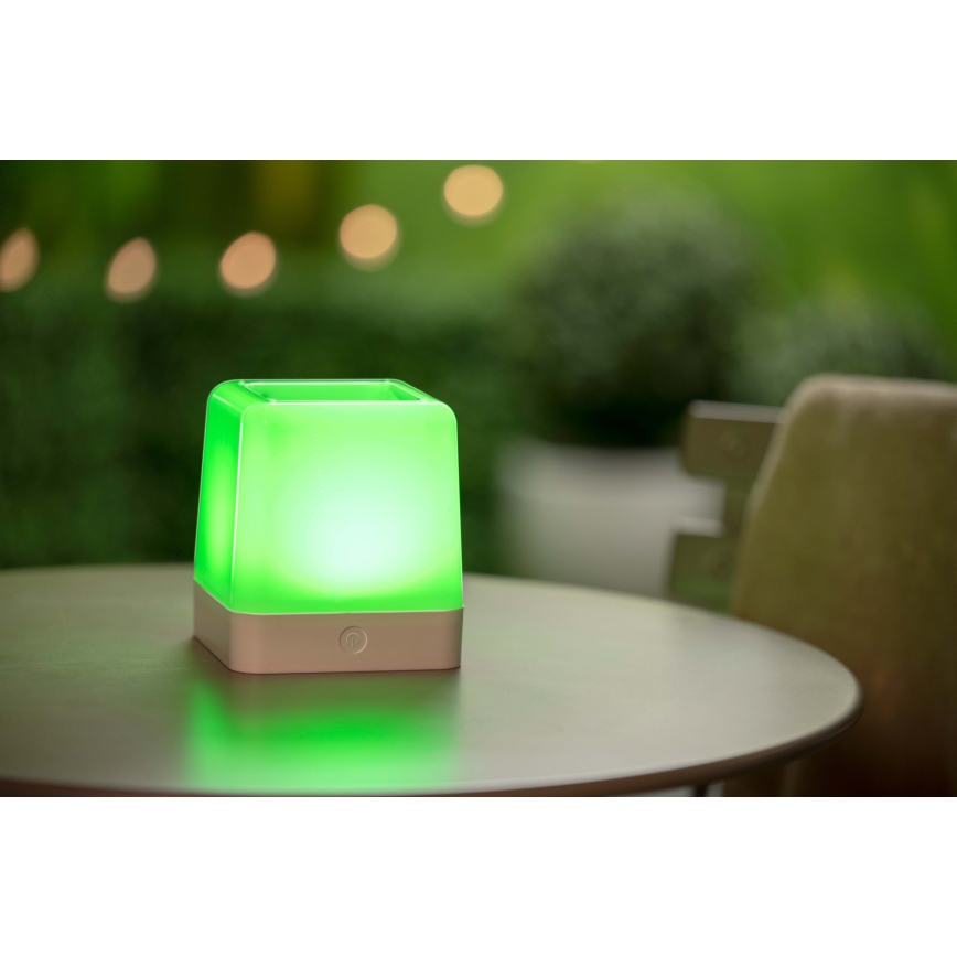 Grundig - LED RGB Solarna lampa LED/3,7V