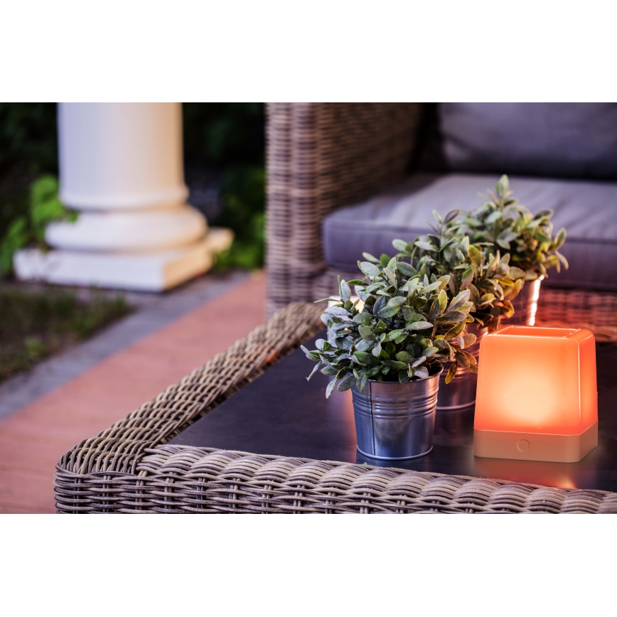 Grundig - LED RGB Solarna lampa LED/3,7V