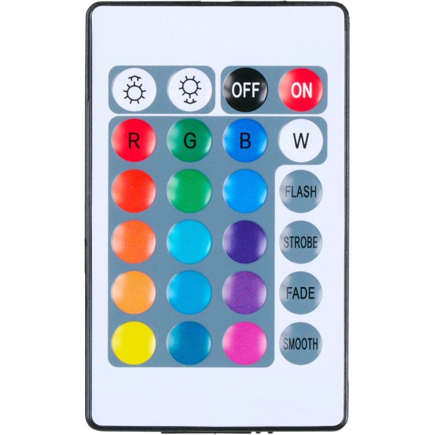 Grundig - LED RGBW prigušiva stona lampa LED/0,7W/5V crna + daljinski upravljač