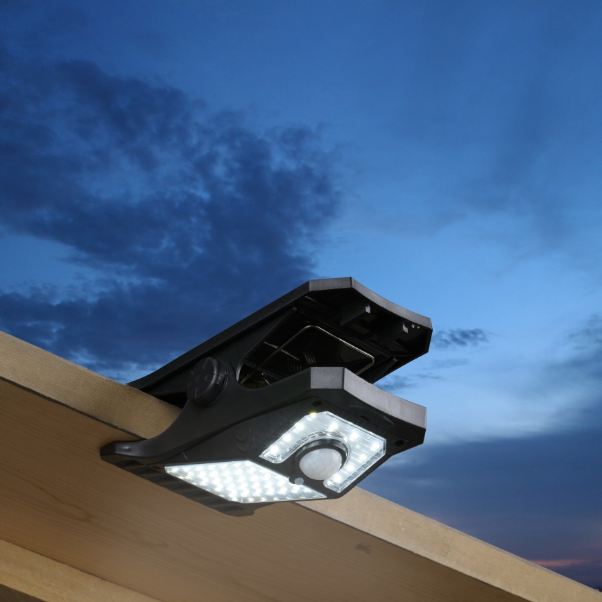Grundig - LED Solarna lampa sa senzorom CLIP-ON LED/9W/3,7V IP44