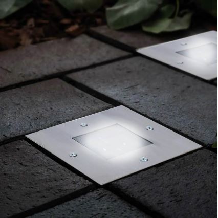 Grundig - LED Solarna ugradbena lampa 2xLED/1,2V 600mAh IP44