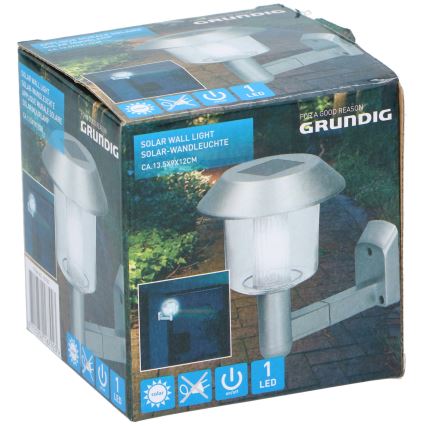 Grundig - LED Solarna zidna rasveta LED/1,2V 600 mAh