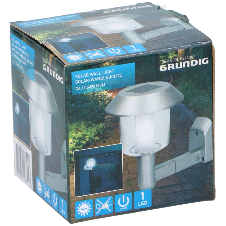 Grundig - LED Solarna zidna rasveta LED/1,2V 600 mAh