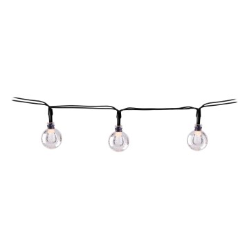 Grundig - LED Solarni lanac 50xLED/8 funkcije 6,9m topla bela