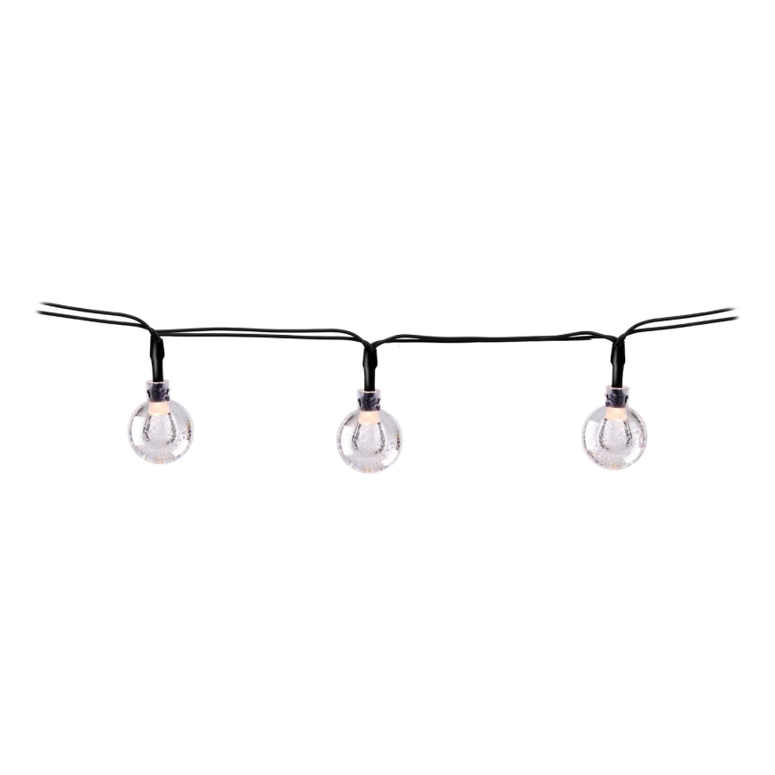 Grundig - LED Solarni lanac 50xLED/8 funkcije 6,9m topla bela