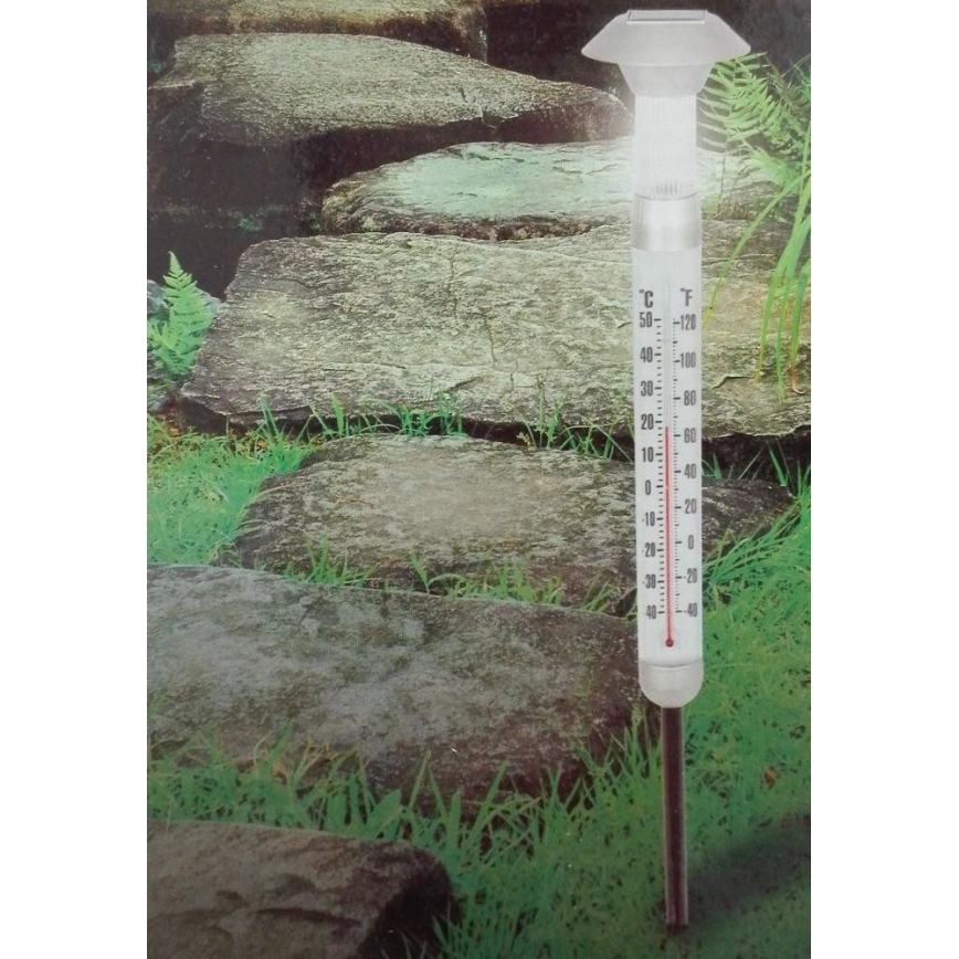 Grundig - LED Solarni termometar 1xAAA 600 mAh IP44
