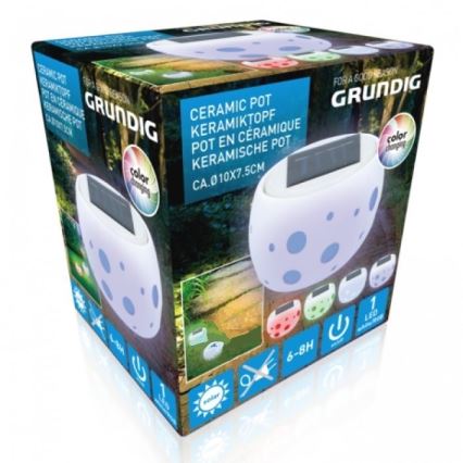 Grundig - LED Solarno svetlo 2xLED/0,06W/1,2V