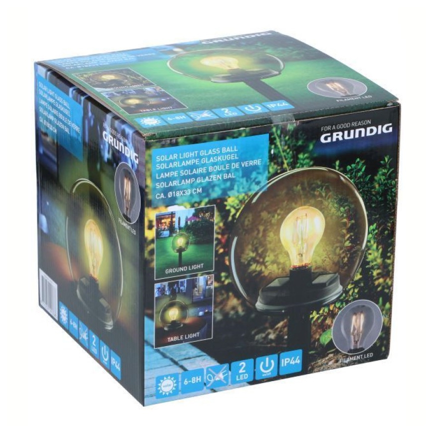 Grundig - LED Solarno svetlo LED/3,7V 500 mAh IP44