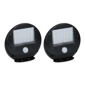 Grundig - Set 2x LED Solarna zidna lampa sa senzorom LED/3,2V