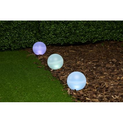 Grundig - Set 5x LED RGBW  Solarna lampa LED/3,2V IP44
