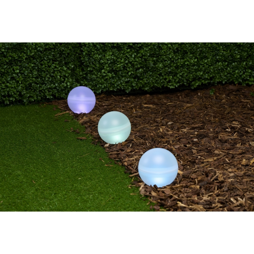 Grundig - Set 5x LED RGBW  Solarna lampa LED/3,2V IP44