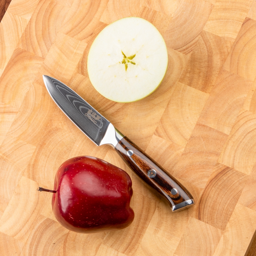 Gudaro - Damaščanski kuhinjski nož FENG 3,5, 67 slojeva čelika, dužina 9,5 cm