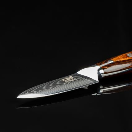 Gudaro - Damaščanski kuhinjski nož FENG 3,5, 67 slojeva čelika, dužina 9,5 cm