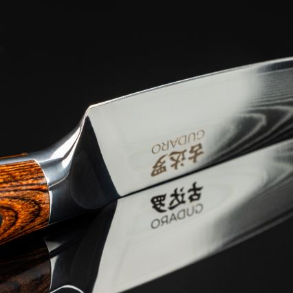 Gudaro - Damaščanski kuhinjski nož FENG 3,5, 67 slojeva čelika, dužina 9,5 cm