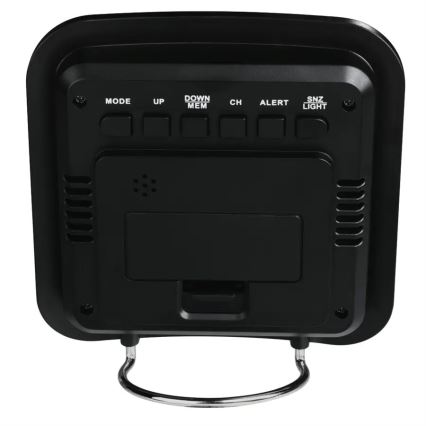 Hama - Meteorološka stanica sa LCD ekranom i budilicom 2xAA + 2xAAA crno