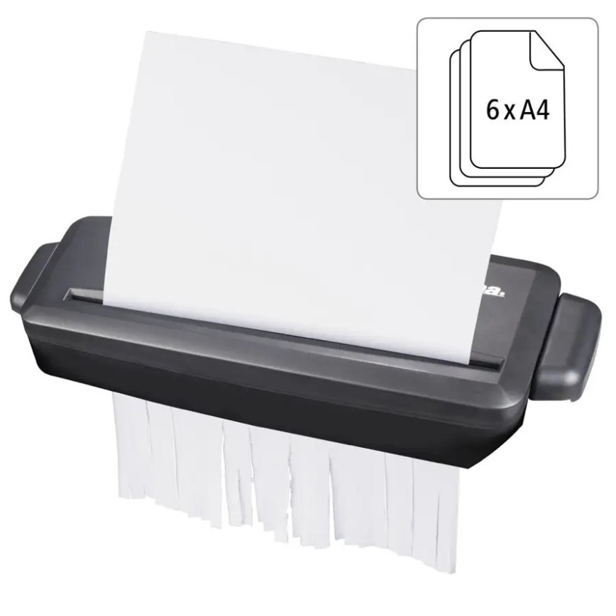 Hama - Mini šreder papira A4 230V crno