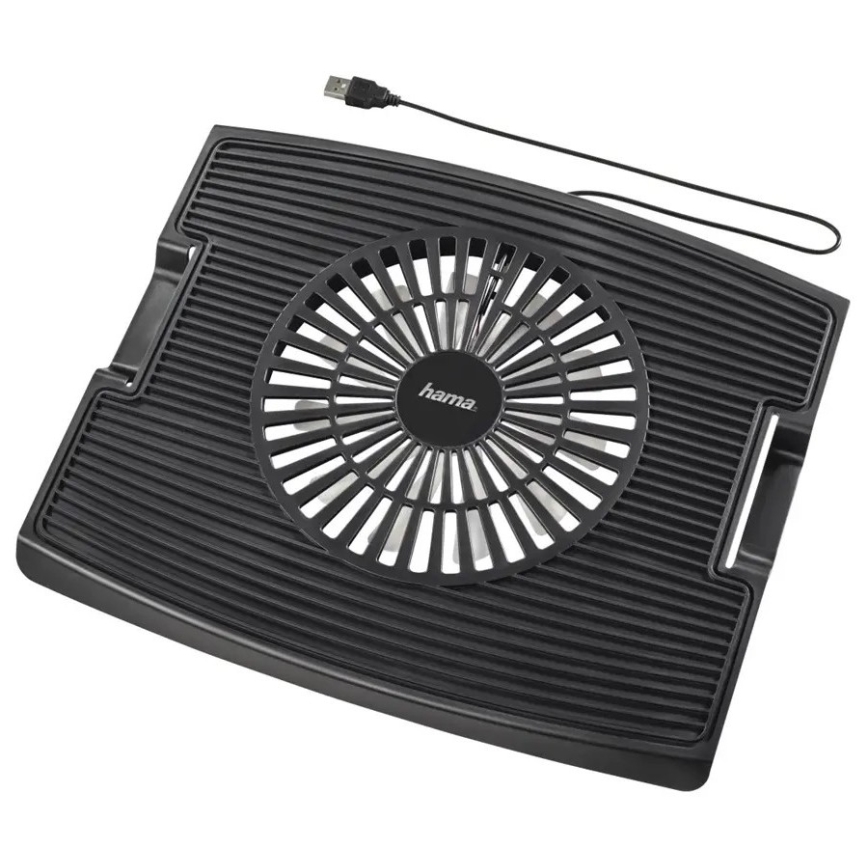 Hama - Podloga za hlađenje laptopa 1x ventilator USB crno