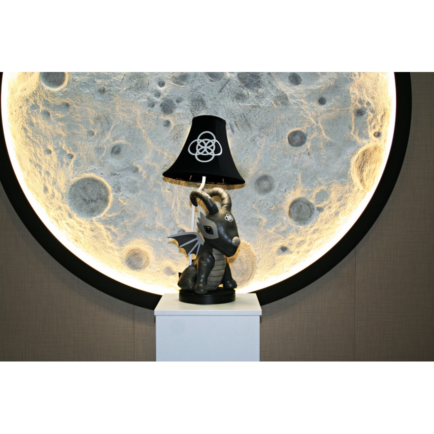 Happy Lamps - LED Dečija stona lampa BLACK DRAGOON LED/5,4W/230V zmaj