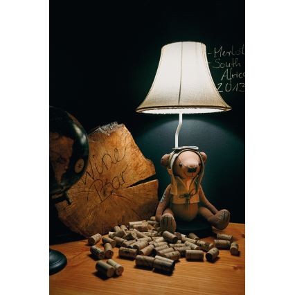 Happy Lamps - LED dečija stona lampa CHARLES LED/5,4W/230V meda