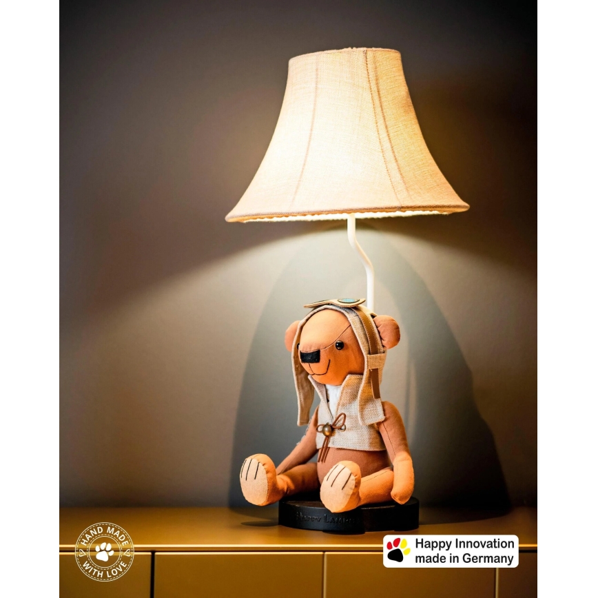 Happy Lamps - LED Dečija stona lampa CHARLES LED/5,4W/230V medved